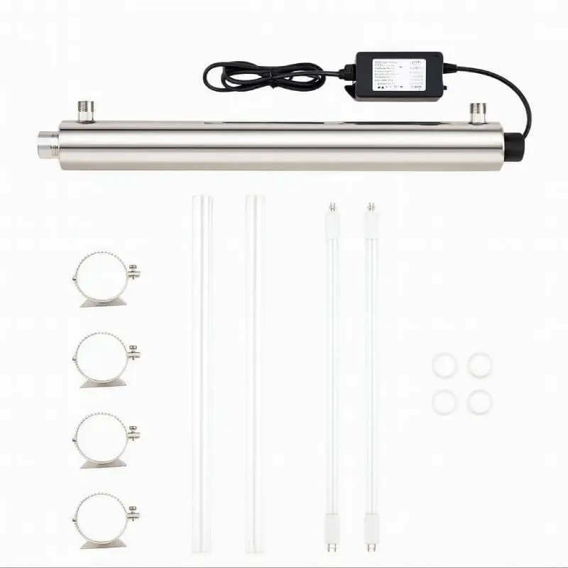 Stérilisateur UV 6 GPM Eau Maison 25 W 22,7 L/min